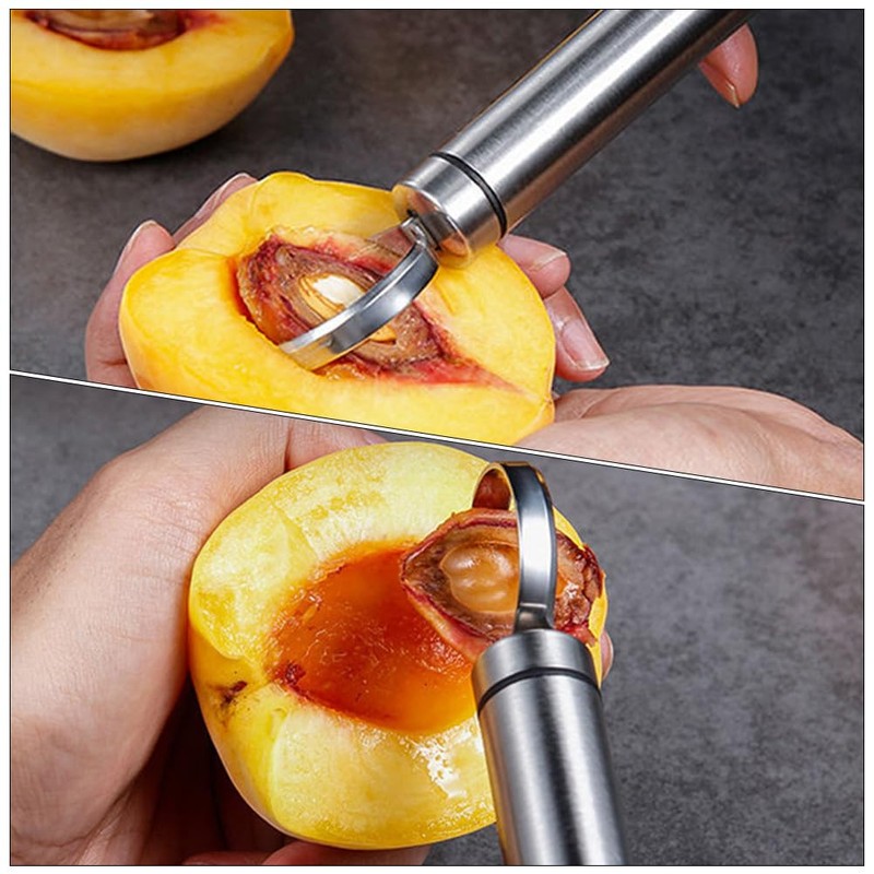 Stainless Steel Fruit Core Remover: Fruit Corer Removing Tool Easy