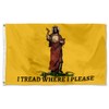 Cayyon I Tread where I Please Flag Christ Our King