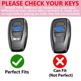 Simocky Key Fob Cover with Diamond Keychain for Subaru Car Key Shell Compatible with Forester Outback BRZ Legacy CrossTrek Soft TPU Smart Key Protector for Women (4 Buttons-Purple Heart)