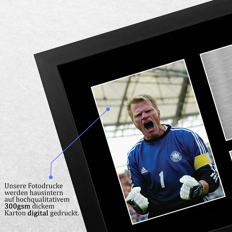 HWC Trading A4 FR Oliver Kahn Germany Gifts Printed Autograph