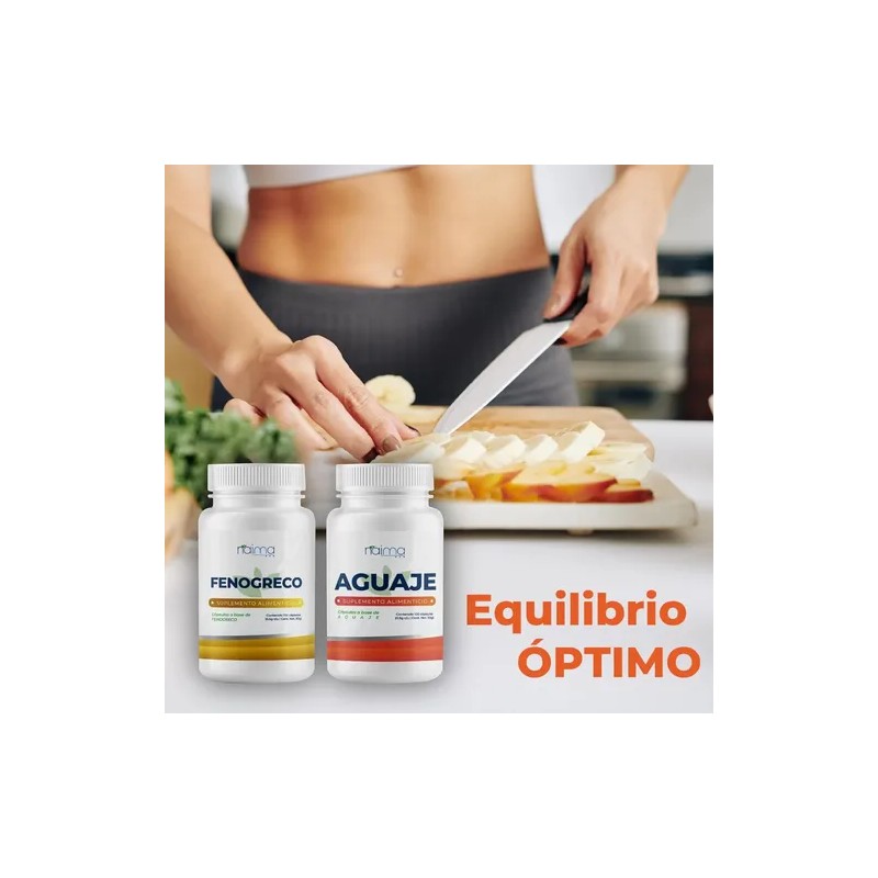 Aguaje Y Fenogreco Pack 100 Capsulas Por Frasco 100% Natural