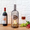 JHY DESIGN Decorative Table Lamp Battery Powered 13.5”H Cordless Metal