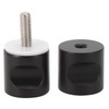 Bathroom Door Knob, Aluminium Alloy Single Hole Glass Door Handle
