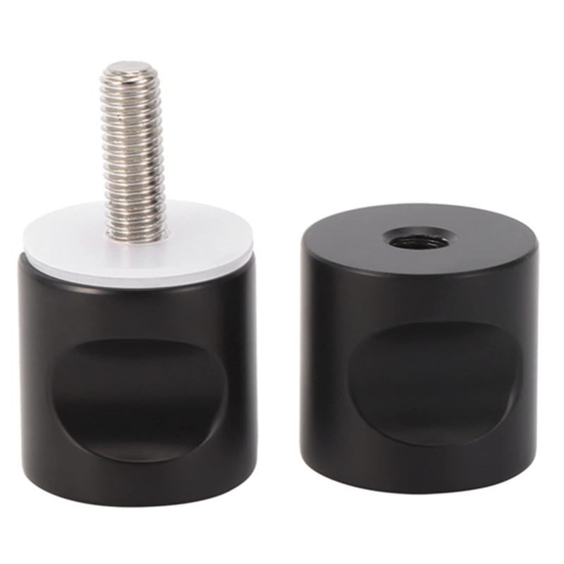 Bathroom Door Knob, Aluminium Alloy Single Hole Glass Door Handle