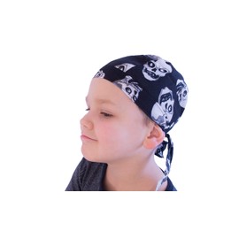 Bandanna White Skull