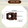 Ceramic Electric Fence Insulators, 20 Pack Heavy Duty Ceramic Insulators