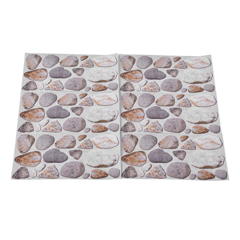 18PCS Tile Stickers Strong Reflection Water Oil Proofing Strong Layering