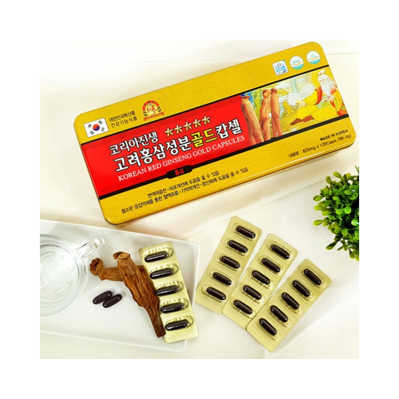 Red Ginseng Extract Capsules Red Ginseng Capsules 120 tablets /