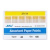 JMU Absorbent Paper Points .04 Taper #20, Spill-Proof Box, 100pcs/Pack