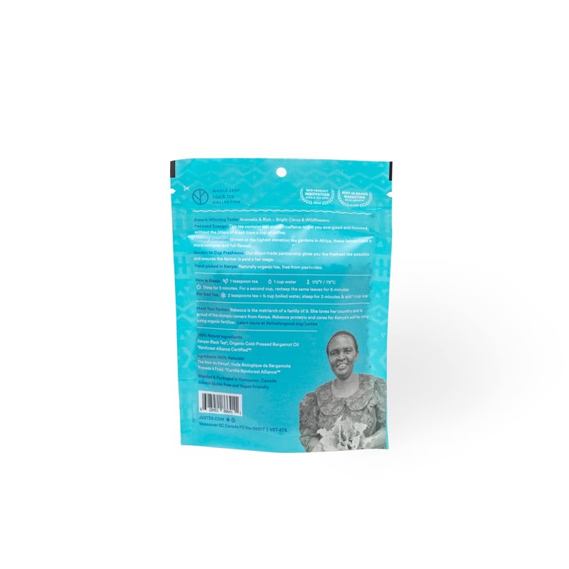 JusTea KENYAN EARL GREY | Loose Leaf Black Tea |