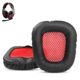 XRHTONG Prime Replacement Ear Pads Compatible with SADES SA718 SA808 SA820 SA902 SA903 SA904 SA905 SA906 SA926T Headsets Ear Pad Cushion (Protein Leather/Memory Foam)