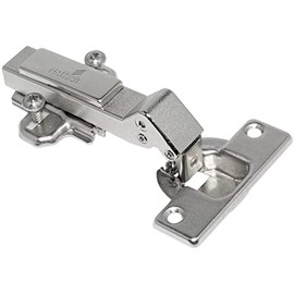 HKB® 9125528 Corner Hinge 95° for Corner Cabinets and Existing Doors, Pot Diameter 35 mm, 45°, Crank 0 mm, Nickel-Plated Steel, Pack of 1