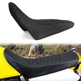 Mantt Waterproof Seat Cover Fit for 2024 DR 650 2023 2022-1996 DR650 Anti Slip Seat Foam Cushion Cover for DR650 Seat