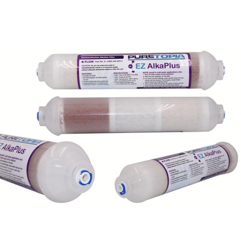 PureT IL-10SC-AK-EZ14, Remineralization Alkaline Water Filter - 2" X 10"