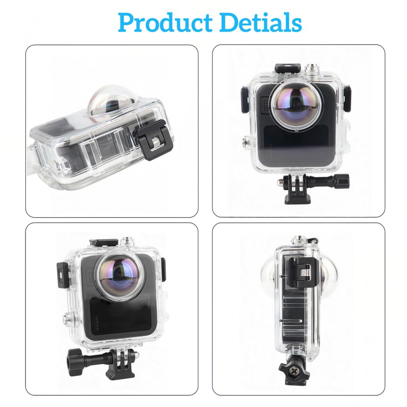 Waterproof Diving Case Only for Go Pro MAX2,Anti-Scratch & Deep