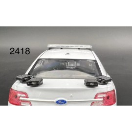 Non-operating Lightbars 4 Pack 1/24 ALPR License Plate Reader Police Car SUV Fire EMS Lightbar Sheriff