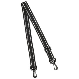 [No Border] FABLT HP25 Reflective Shoulder Belt, Single Item, 1.0 inches (25 mm) Wide, Made in Japan, Black