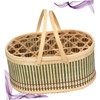 Parliky Easter Decor Handmade Bamboo Basket Safe Environment-friendly for Easter