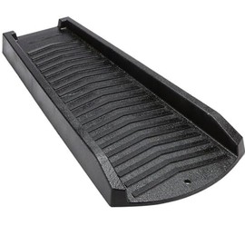 Rocky Mountain Goods Downspout Splash Block - Large 24” Heavy Duty Rain Diverter for Dispersing Water from Gutter - No Anchor Needed - Decorative - Saves Lawn or Flower Beds (Black)