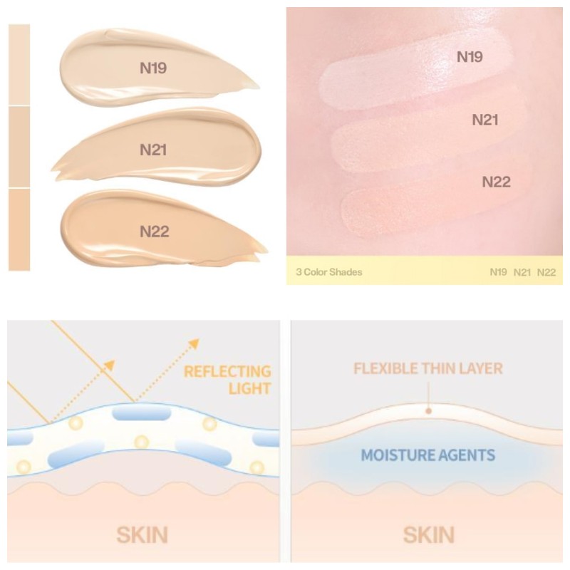 TWO SLASH FOUR Angelic Satin Cushion 15*2ea, Shade:N21