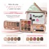 Kit De Maquillaje 2 Cosmetiquera Brochas Sombras Gloss Blush