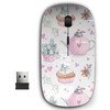 KAWAMOUSE 2.4G Ergonomic Portable USB Wireless Mouse for PC, Laptop,