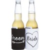 Cute Wedding Gifts - Bride and Groom Novelty Can Cooler