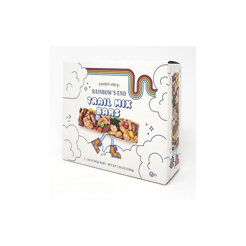 Generic Trader Joe's Rainbow's End Trail Mix Bars 5-1.41 Bars,