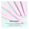 Set 20 Brochas De Maquillaje Profesionales Alta Calidad Color Rosa