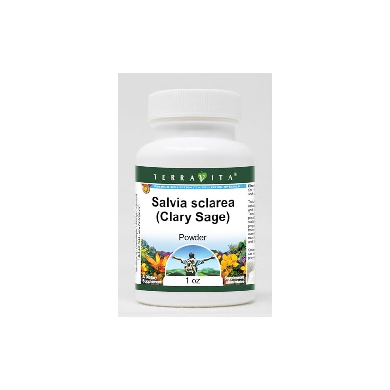 Salvia sclarea (Clary Sage) Powder (1 oz, ZIN: 516945)