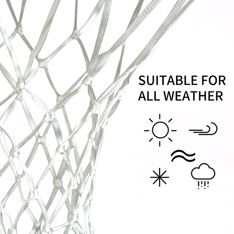 Sanung 2 Pack Basketball Nets 12 Loops Rim All-Weather Polyester