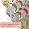 Qrity 5 Pairs Bike Chain Links, Bicycle Chain Link Connector,