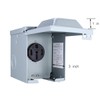 Miady 50 Amp 125/250 Volt RV Power Outlet Box, Enclosed