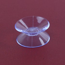 20 Pieces 30mm Glass Table Top Double Sided Suction Cups Glass Table Top Bumpers Clear PVC Plastic Suction Cups Glass Table Top Spacers for Prevents Glass Table Top from Sliding