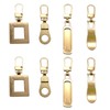 DHER Zip Pendant Removable Zip Puller Metal Zipper Pull Replacement