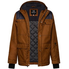 Arctix Men's Fleece Lined Insulated Reinforced Performance Cold Weather Outdoor Jacket, Cappuccino, X-Large