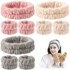 9 Piezas Diadema de Spa Facial, Muñequeras Absorbentes para Lavar
