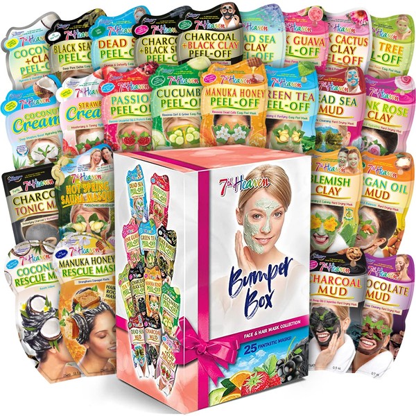 7th Heaven Bumper Box Face Mask Gift Set – Contains