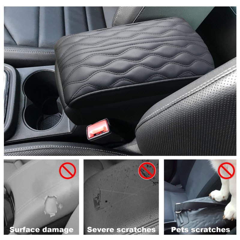 YEE PIN (Thickened) Armrest Cover Compatible with Seat Ateca 2016-2022,