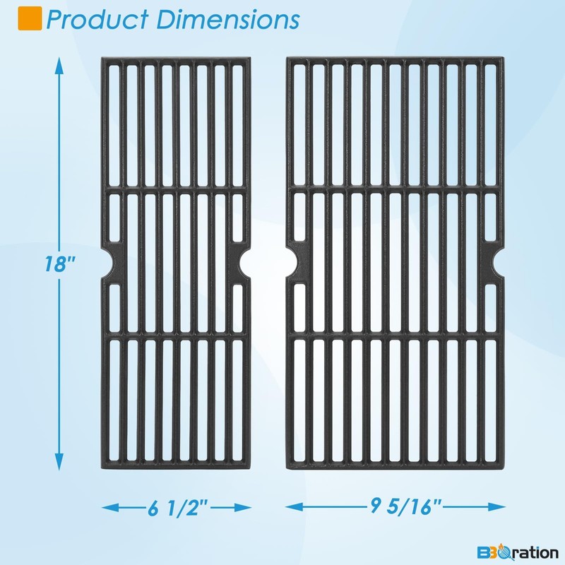 BBQration 18" Grill Replacement Grate for Charbroil Performance 4-Burner Grill