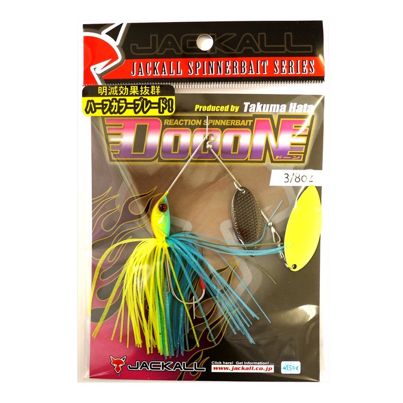 JACKALL Spinnerbait Dawn 3/8oz Marhata Blue Back Chart