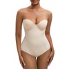 Decorus Seamless Strapless Shapewear Bodysuit - Tummy Control Sculpt Body