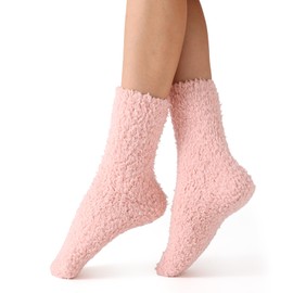 Fuzzy Socks Cozy Fluffy Plush Bed Socks Soft Home Sleeping Socks Winter Warm Socks For Women Christmas Gift