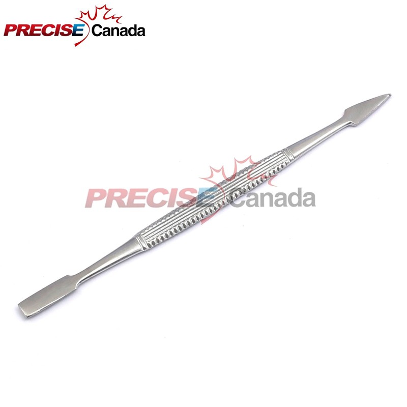 PRECISE CANADA: SET OF 3 PROFESSIONAL NAIL CUTICLE PUSHER CHROME
