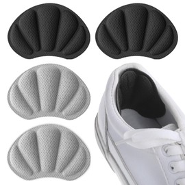 Molain 2 Pairs of Heel Pads for Too Large Shoes, Heel Protectors for Shoes for Men and Women, Cushion Inserts, Loose Shoes, Heel Fillers Too Large, Improve Comfort from Prevent Blisters for Men and