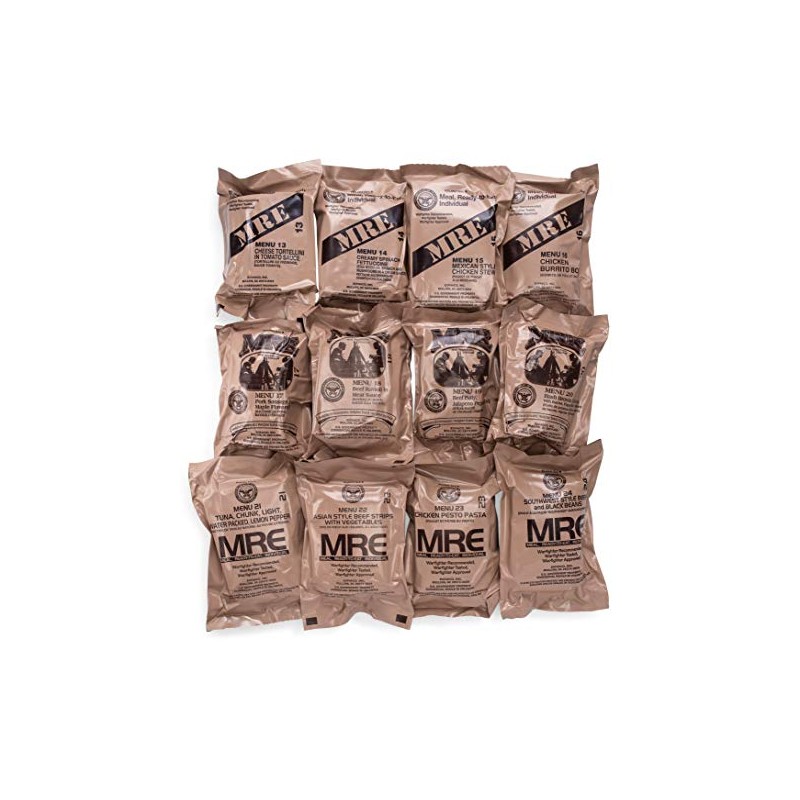 U.S. Meals Ready to Eat (Variety Pack of 12) –