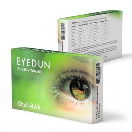 EYEDUN Eye Vitamins - Multivitamins and Minerals with Vitamin C, Vitamin E, Copper & Zinc - Strengthens Vision - Dietary Supplement with Antioxidants - 60 Tablets