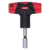 T Handle Wrench Fixed Torsion Chrome Vanadium Steel 1/4in Hex
