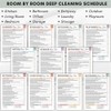 Cleaning Planner & Schedule Checklist Organizer – Daily, Weekly, Monthly