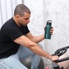 BJPKPK Botellas de Agua Aisladas con Popote y 3 Tapas,